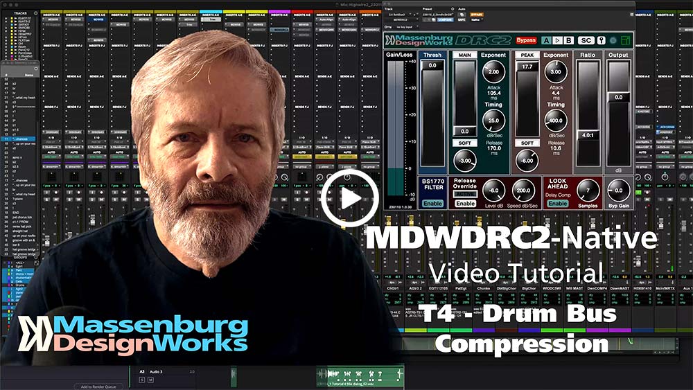 MDWDRC2-Native Tutorial Video T4-Drum Bus