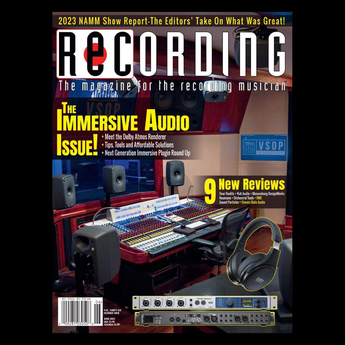 Recording Mag Cover